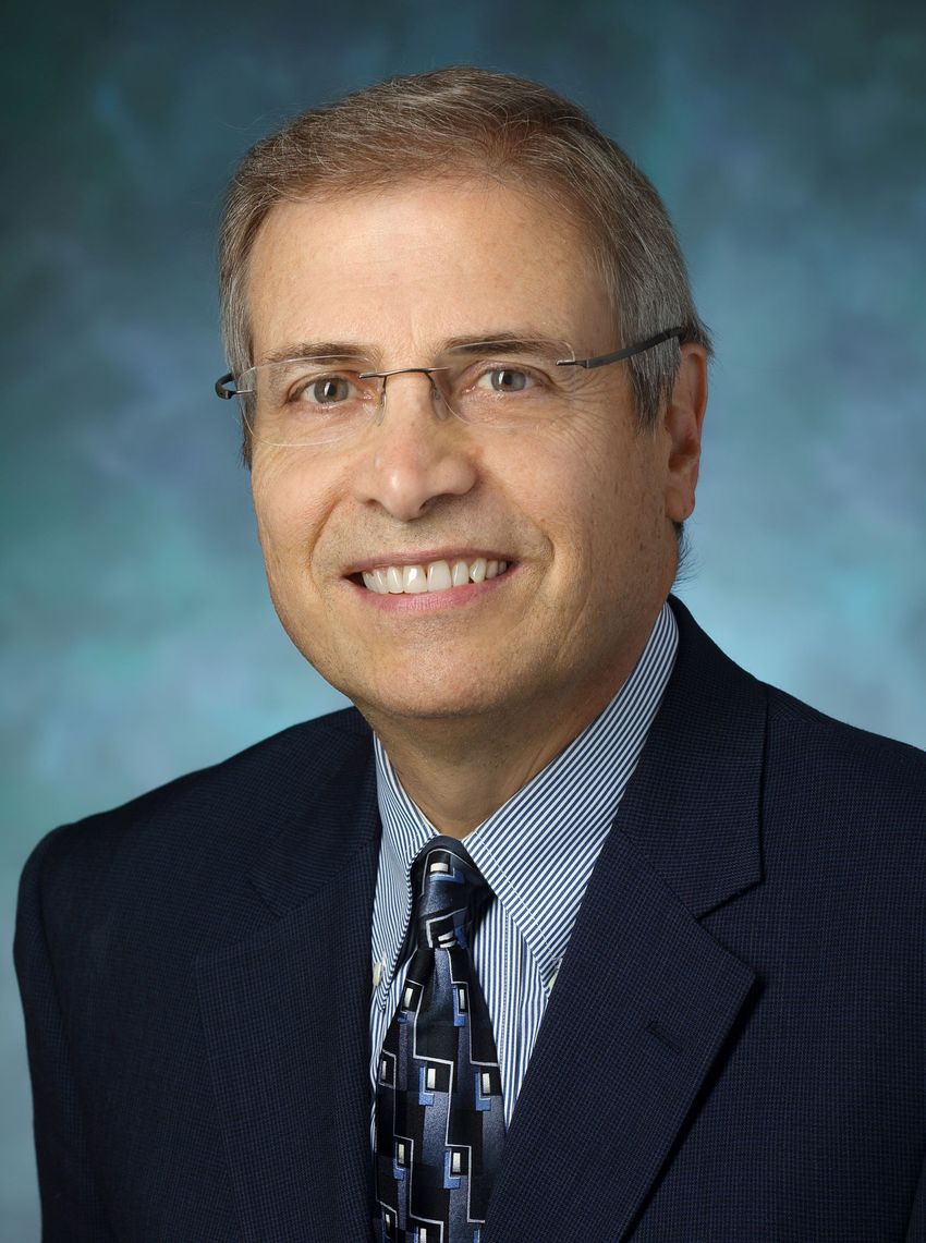 A headshot of Peter Campochiaro wearing glasses and a navy suit. A headshot of Peter Campochiaro wearing glasses and a navy suit.