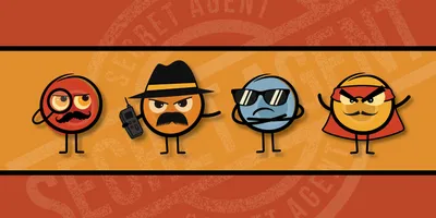 Cartoon illustration of four secret agent-themed cells with unique disguises, representing different unconventional T cell types.