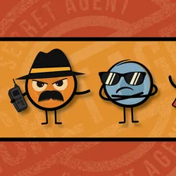 Cartoon illustration of four secret agent-themed cells with unique disguises, representing different unconventional T cell types.