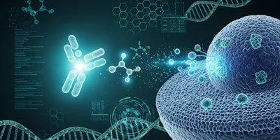 Illustration of antibody-drug conjugates targeting cancer cells.