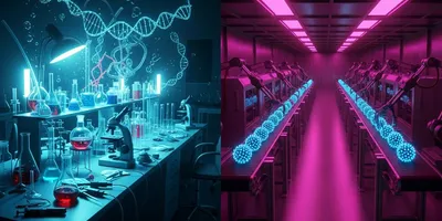 Comparison of artisan and industrial approaches to viral vectors