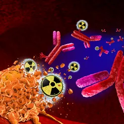 Oncology therapies targeting malignant tumors with radioactive particles.