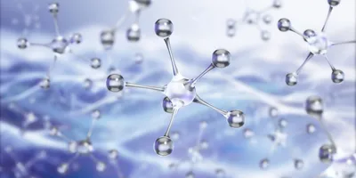 Abstract image depicting molecular design in biotherapeutics