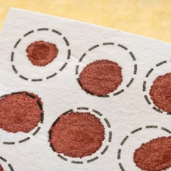 Fingerstick dried blood test samples on paper