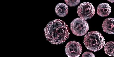 Nanotechnology and abstract graphene structures floating in a black background