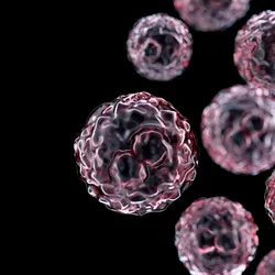 Nanotechnology and abstract graphene structures floating in a black background