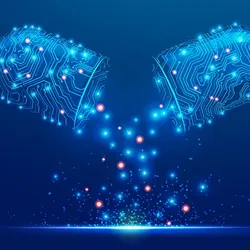 Pills in blue background 