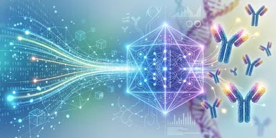 Visual representation of antibody-antigen interaction data with AI technology