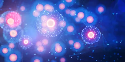 Abstract illustration of cells.