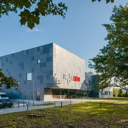 Icosagen's new state-of-the-art single-use GMP manufacturing facility.