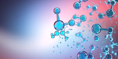 Concept art showing small molecules. 