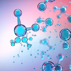 Concept art showing small molecules.