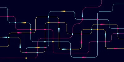Abstract image of connections. 