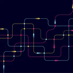 Abstract image of connections. 